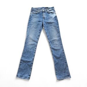 AG Adriano Goldschmied “Mari” High-Rise Straight Jeans Size 25R